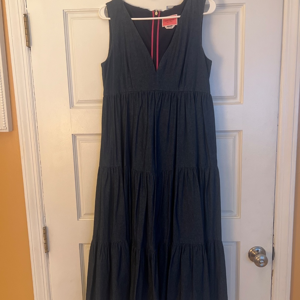 Kate Spade_Chambray Dress_Size 8 - Picture 2 of 3